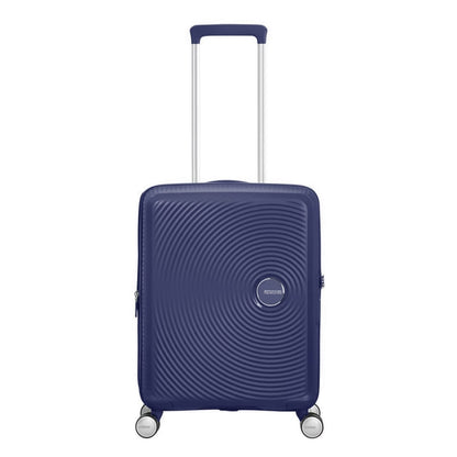 American Tourister Soundbox Spinner 55 Erweiterbares Hartschalenetui in Mitternachtsblau