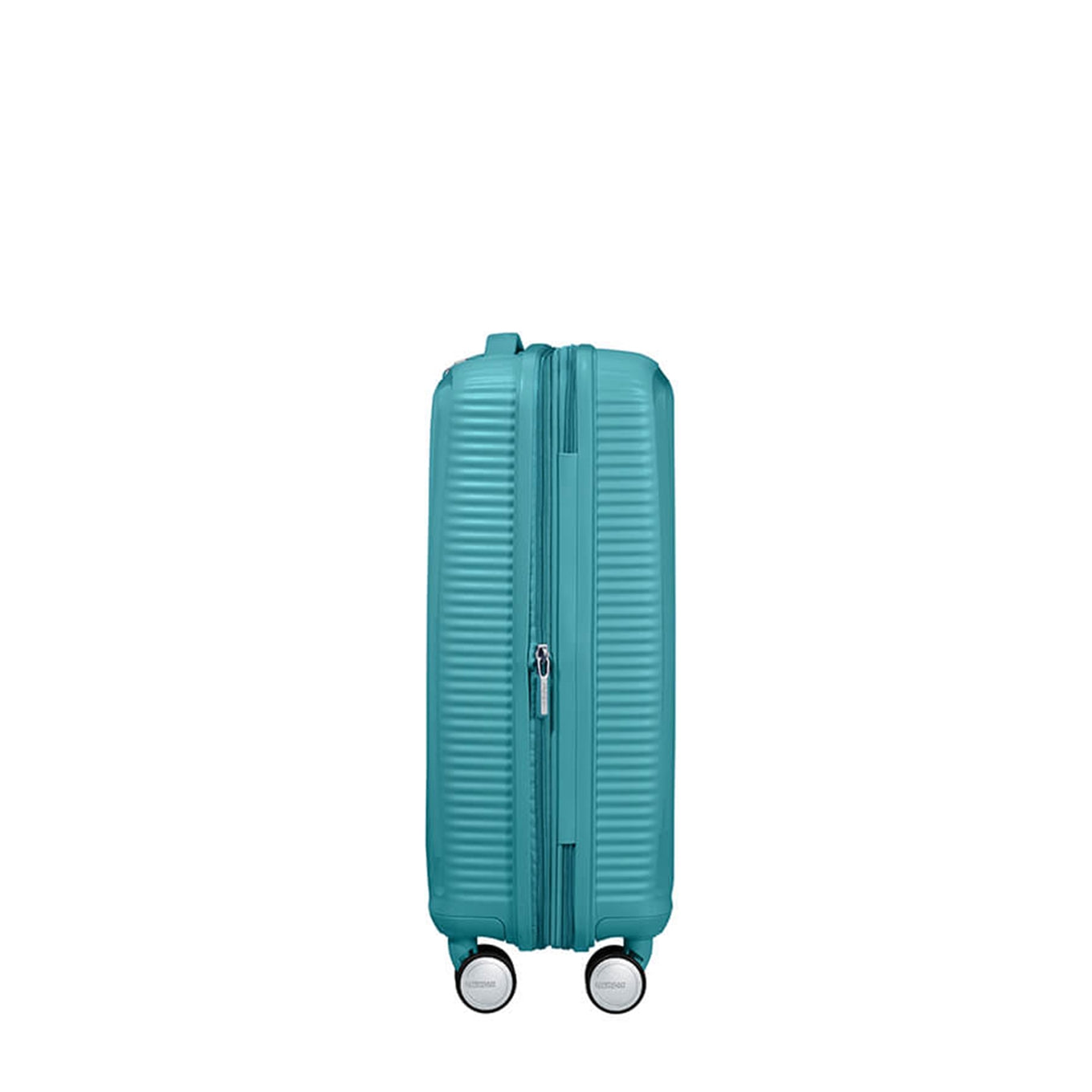 American Tourister Soundbox Spinner 55 Expandable turquoise tonic
