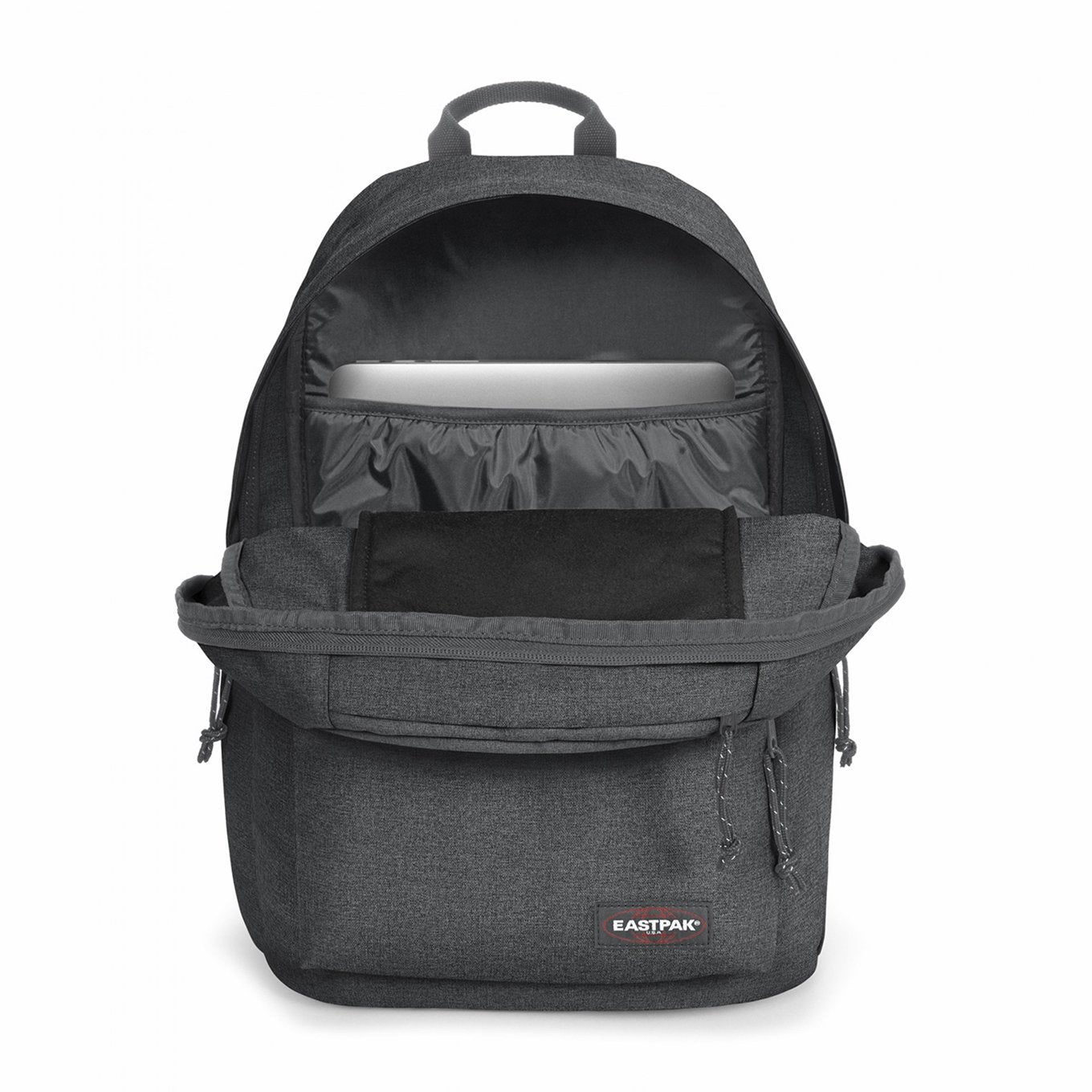 Eastpak Padded Double Rucksack aus schwarzem Denim