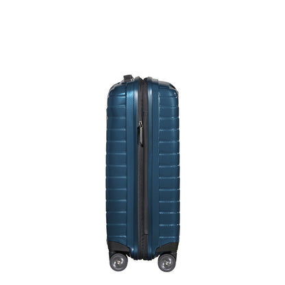 Samsonite Proxis Spinner 55/35 Erweiterbares Hartschalenetui in Petrolblau