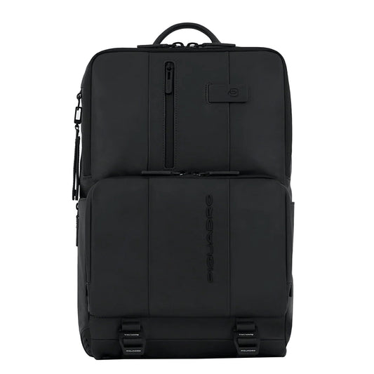 Piquadro Urban Fast-check Laptop and Ipad Backpack black