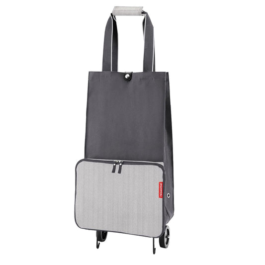 Reisenthel Shopping Foldable Trolley herringbone grey