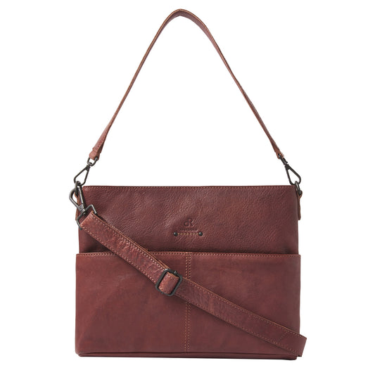 dR Amsterdam Tampa Hand/Shoulder bag brown