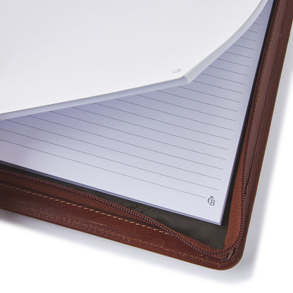 Castelijn & Beerens Gaucho A4 Conference Folder Zip-Around cognac