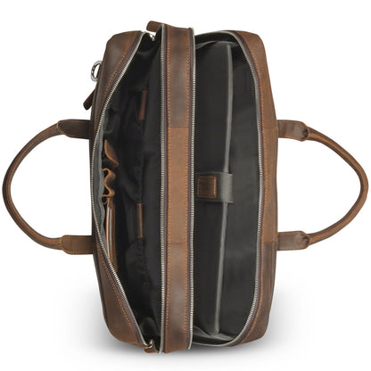 Plevier Coventry Laptop bag 15.6" brown