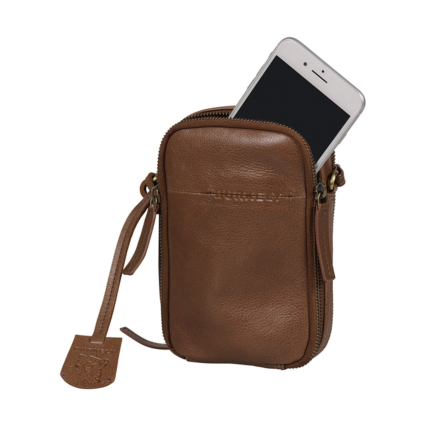 Burkely Natural Norah Phonebag Cognac