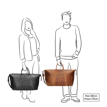 The Chesterfield Brand Portsmouth Travelbag cognac