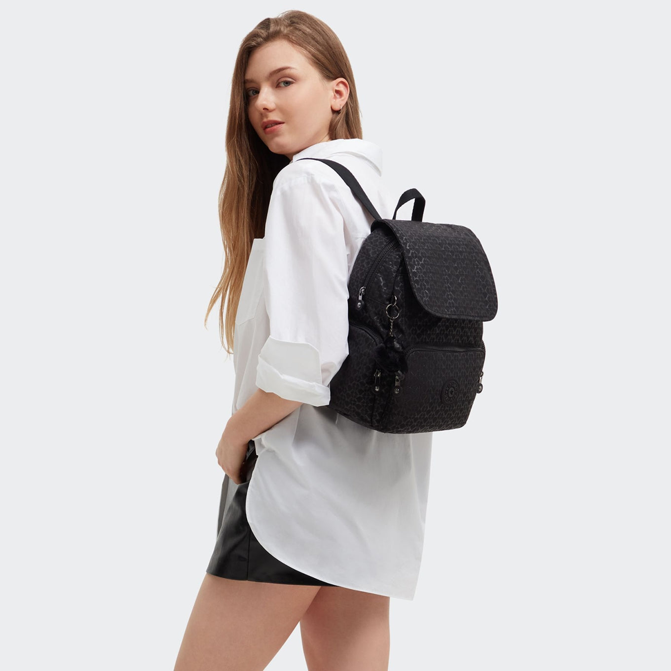 Kipling City Zip S endless black