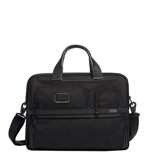 TUMI Alpha Expandable Organizer Laptop Brief black