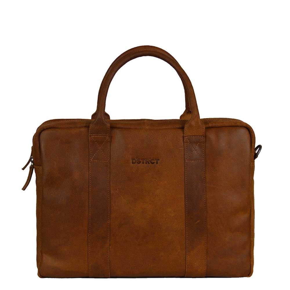 DSTRCT Main Street Workingbag 15.6'' cognac