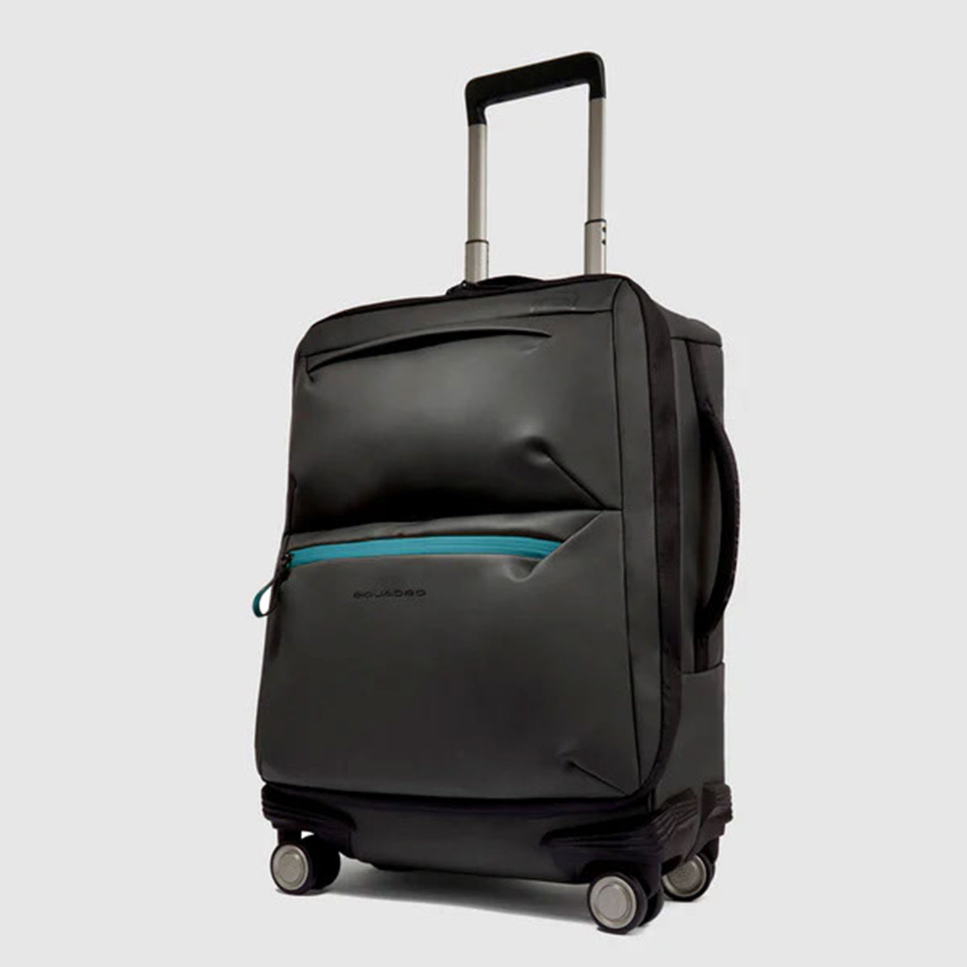 Piquadro C2OW Slim Cabin Spinner 55 nero Weicher Koffer