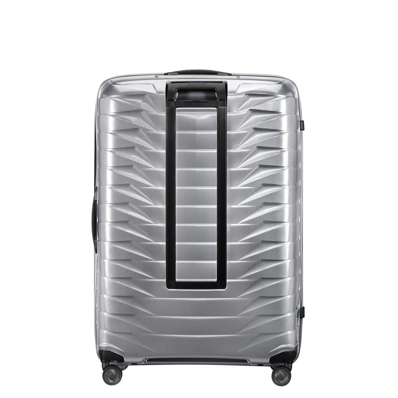 Samsonite Proxis Spinner 86 silbernes Hartschalenetui