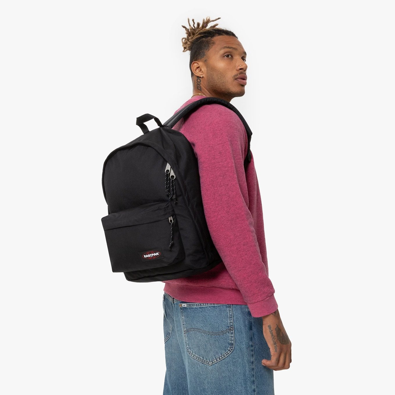 Eastpak Out Of Office kontrastierender blauer Rucksack