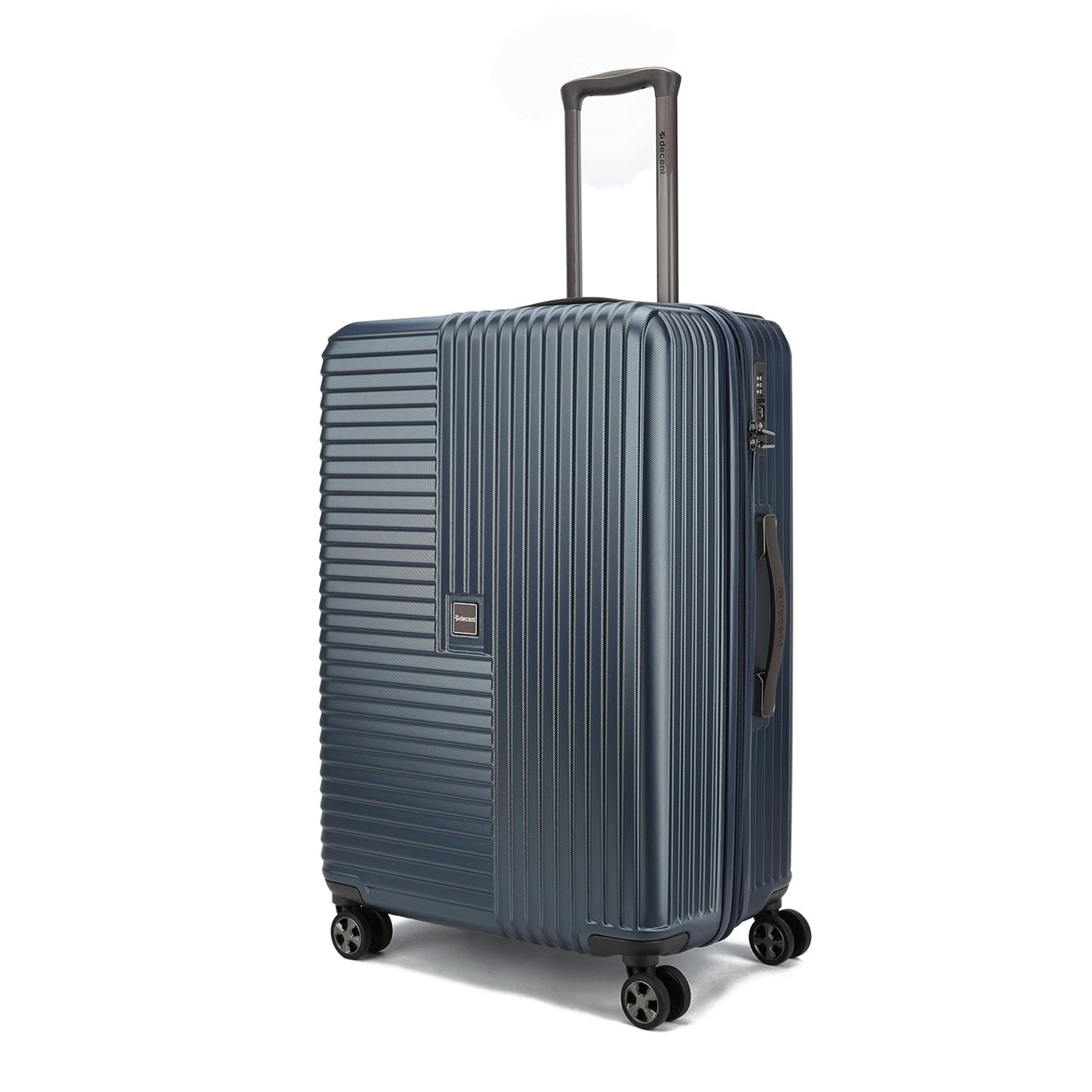 Decent Tourister Large Trolley 76 blauer Hartschalenkoffer