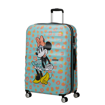 American Tourister Wavebreaker Disney Spinner 77/28 TSA Minnie Pastel Dots Hard Case