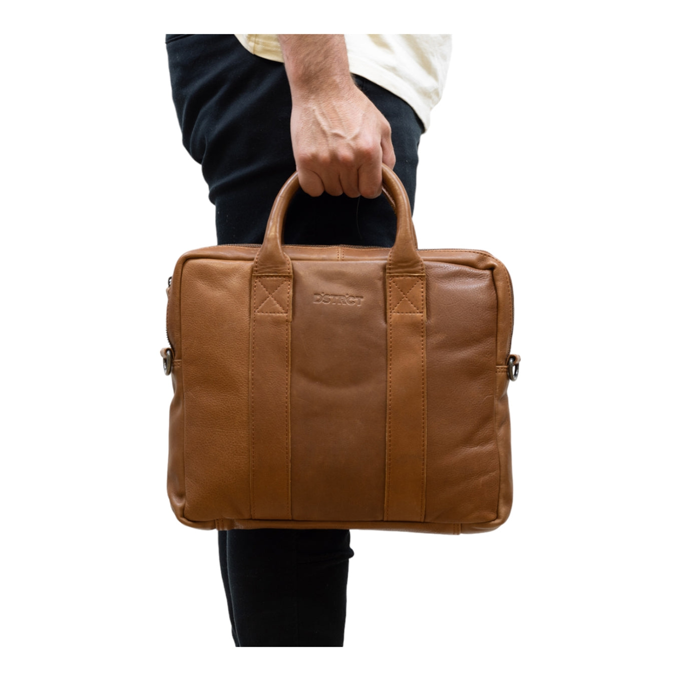 DSTRCT State Street Workingbag 13.3" cognac