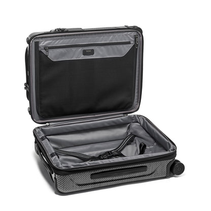 Tumi Tegra Lite Travel Handgepäck-Vordertasche mit Rollen, Schwarz/Graphit-Hartschalenkoffer