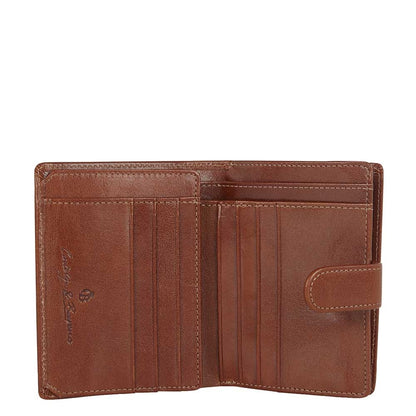 Castelijn &amp; Beerens Gaucho Geldbörse mit Reißverschluss Cognac Damenbrieftasche