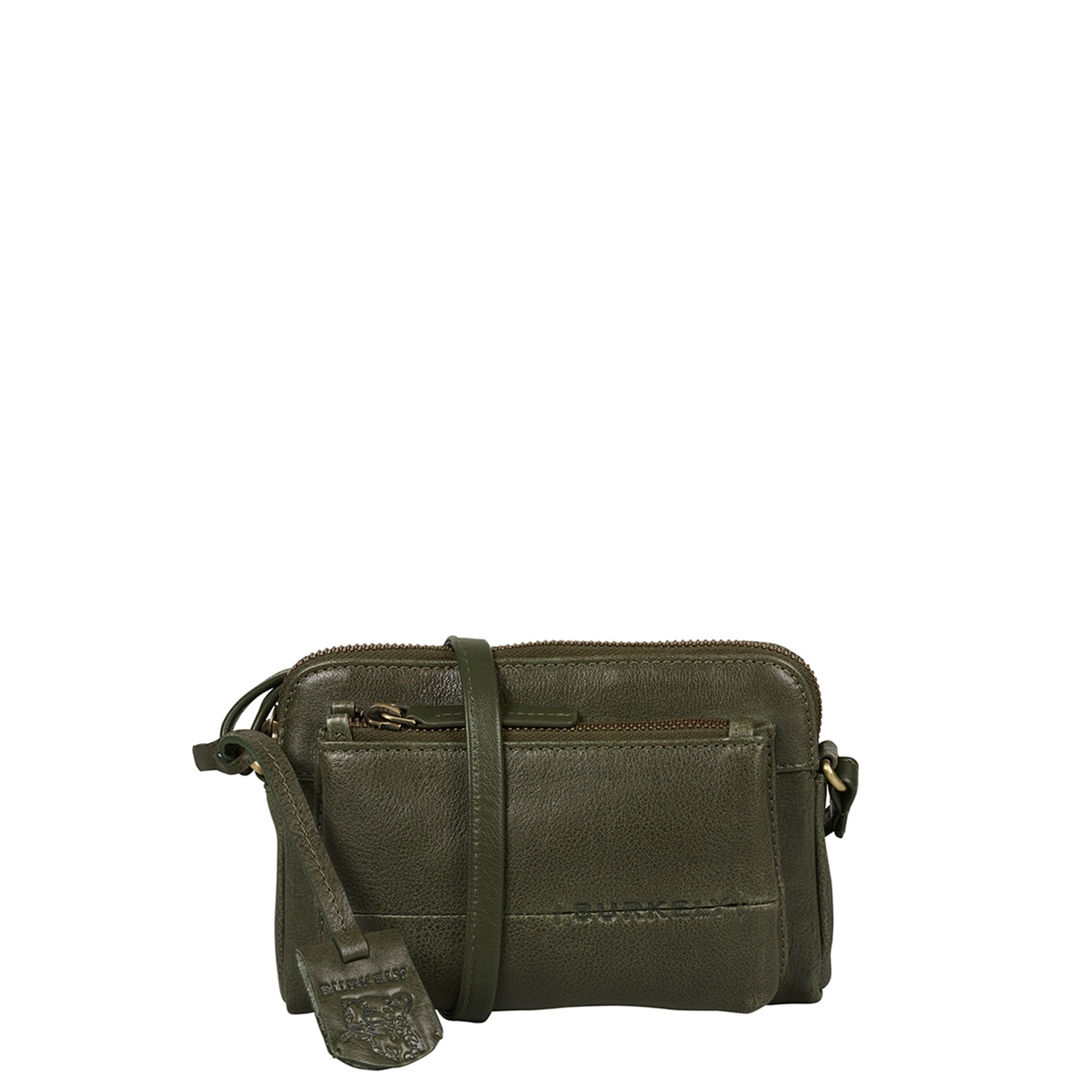 Burkely Natural Norah Minibag dunkelgrüne Damentasche