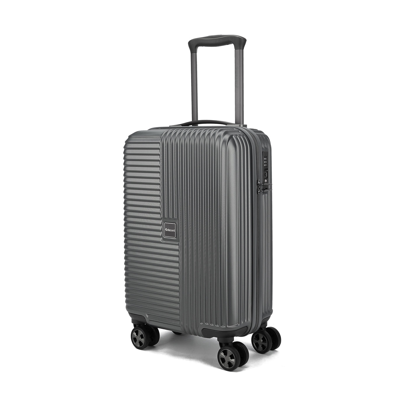 Anständiger Tourister Kabinentrolley 55/35 grauer Hartschalenkoffer