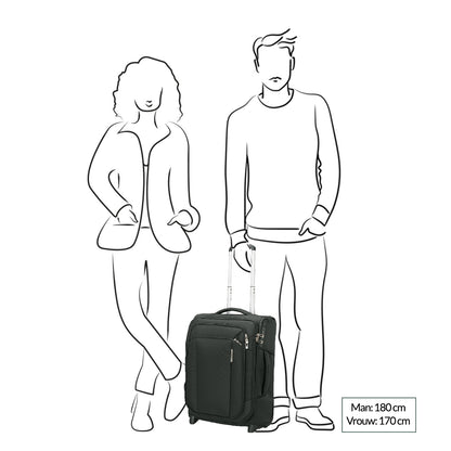 Samsonite Respark Upright 55 Expandable forest green