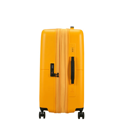 American Tourister Dashpop Spinner 67 Exp goldgelber Hartschalenkoffer