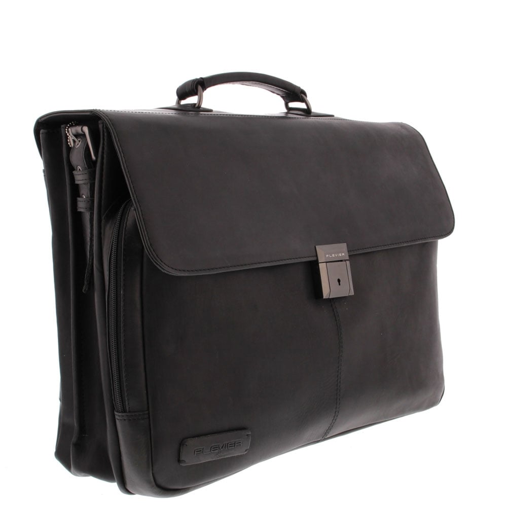 Plevier Navigator Decca Briefcase 2 compartments 17.3" black