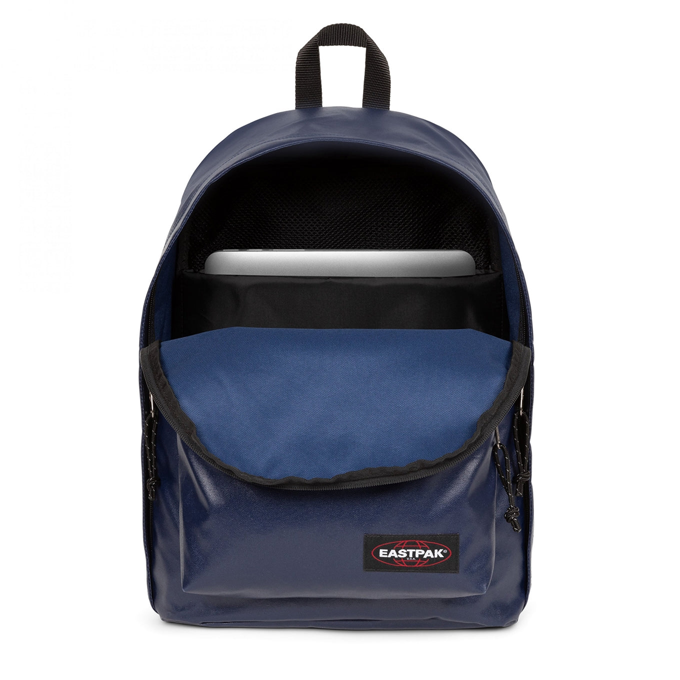 Eastpak Out Of Office glänzender marineblauer Rucksack