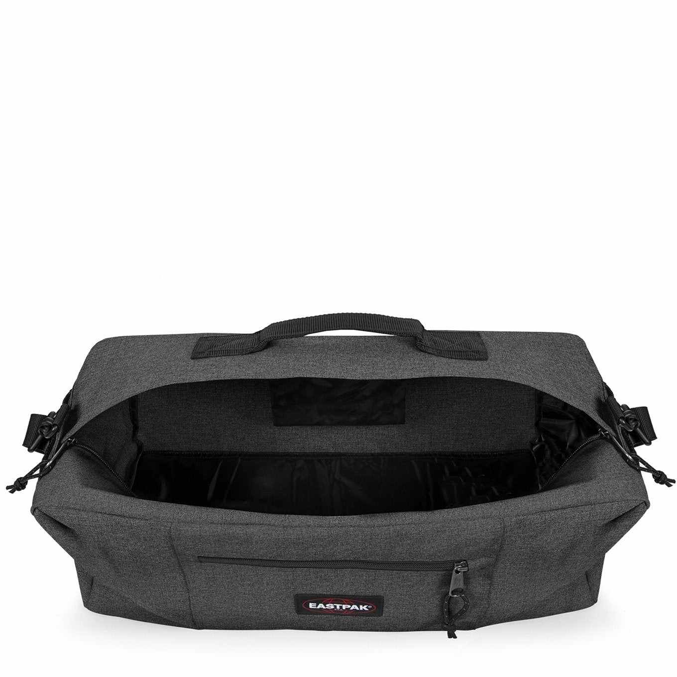 Eastpak Duffl'R L Wochenendtasche aus schwarzem Denim