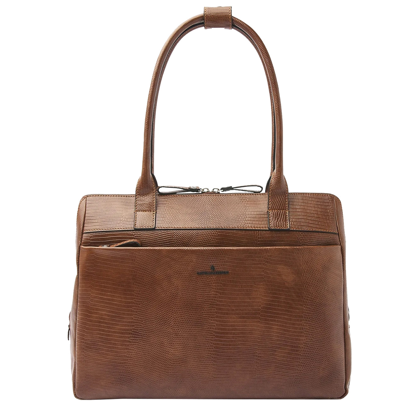 Castelijn &amp; Beerens Donna Vera Umhängetasche 15,6" RFID Cognac