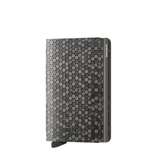 Secrid Slimwallet Hexagon graue Damenbrieftasche