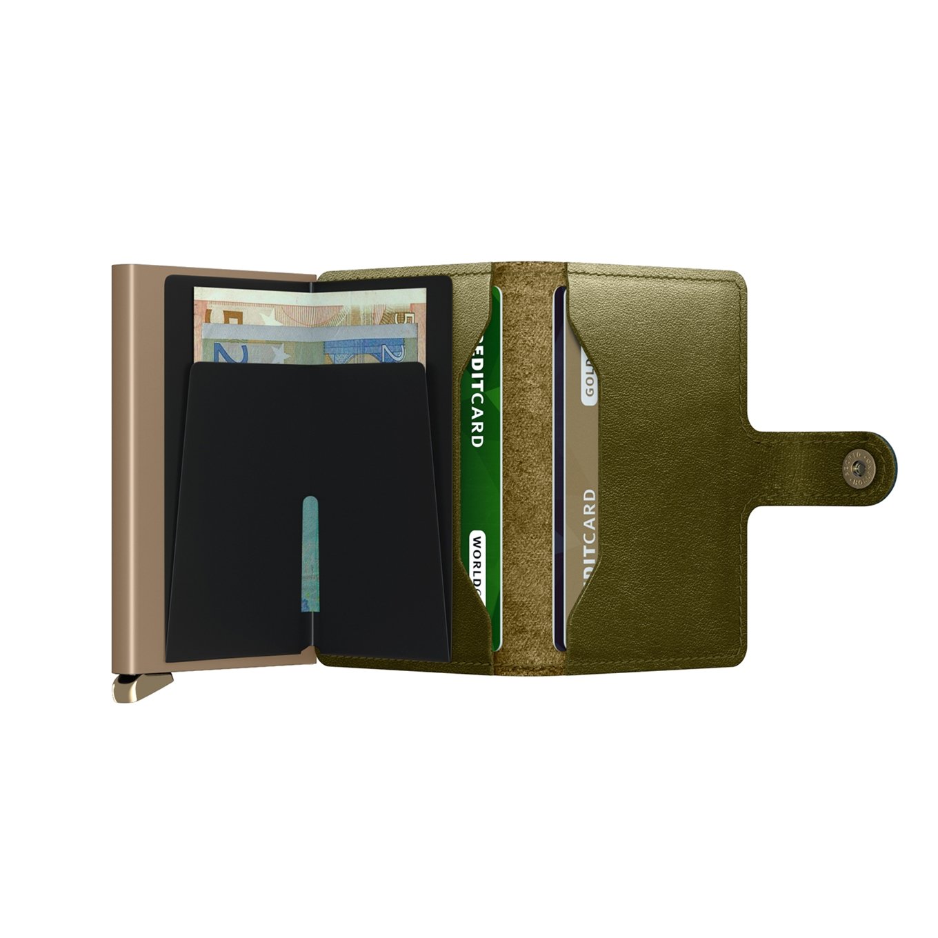 Secrid Miniwallet Portemonnee Dusk olive