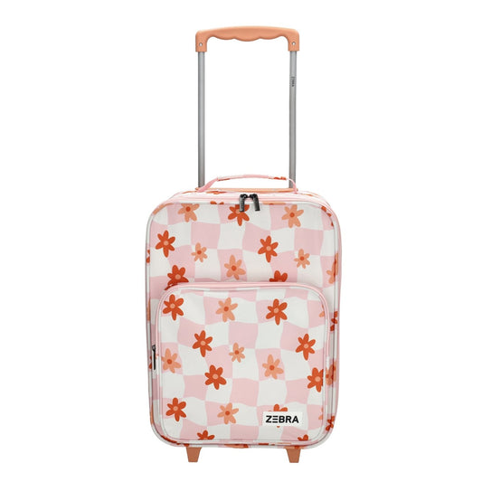 Zebra Trends Trolley Adventure Flower Altrosa Weicher Koffer