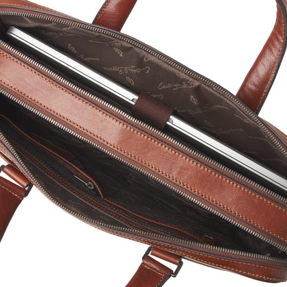 Castelijn &amp; Beerens Gaucho Paul Laptoptasche 15,6'' Cognac