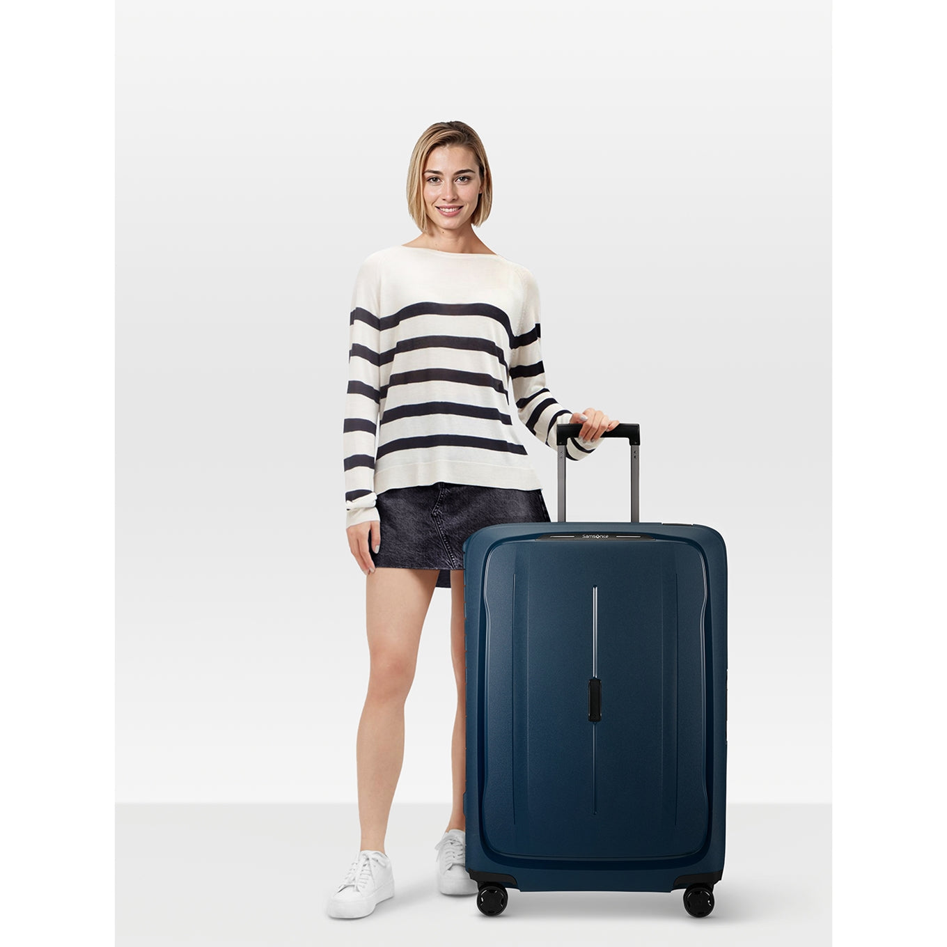 Samsonite Essens Spinner 75 Mitternachtsblaues Hartschalenetui