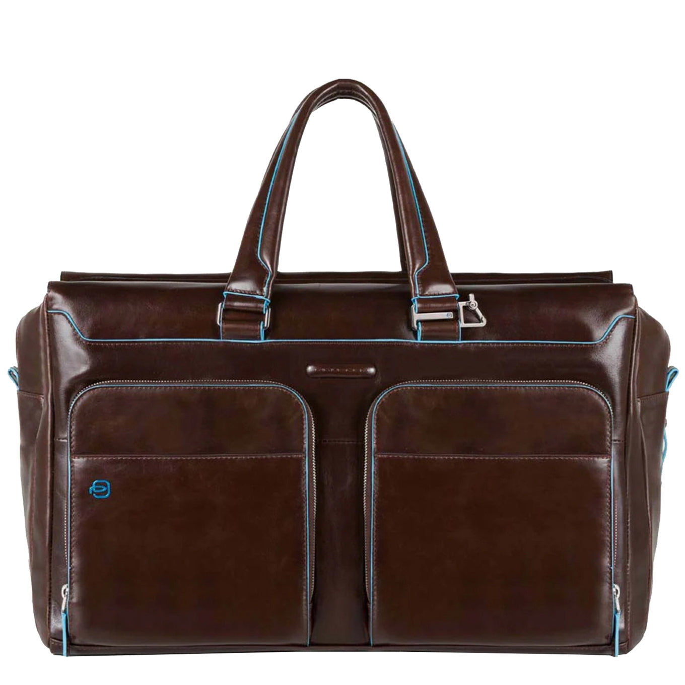 Piquadro Blue Square Duffel Bag brown