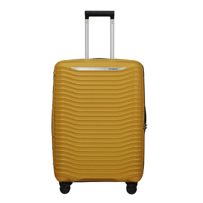 Samsonite Upscape Spinner 68 Erweiterbarer gelber Hartschalenkoffer