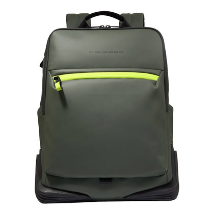 Piquadro C2OW Laptop Rucksack 15,6" grüner Rucksack