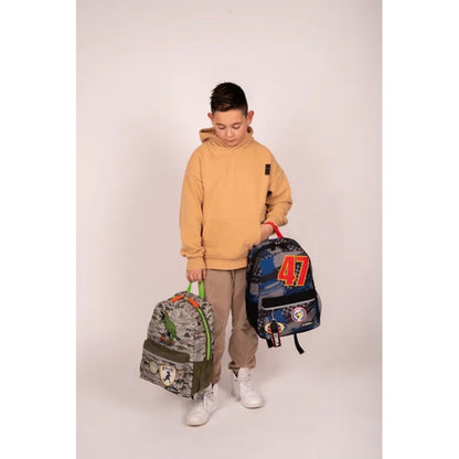 Zebra Trends Finn Backpack schwarz-dunkelblauer Rucksack