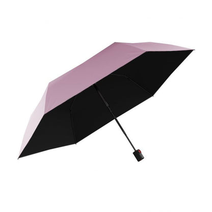 Knirps U.200 Ultra Light Duomatic Paraplu UV Protection rosé with black coating
