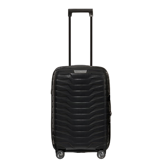 Samsonite Proxis Spinner 55/35 erweiterbares schwarzes Hartschalenetui