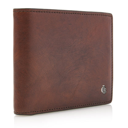 Castelijn &amp; Beerens Rien Billfold 8 RFID Cognac Herrenbrieftasche