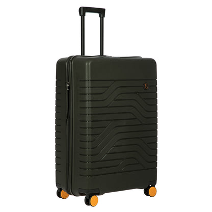 Bric's Ulisse Trolley Erweiterbarer großer olivgrüner Hartschalenkoffer