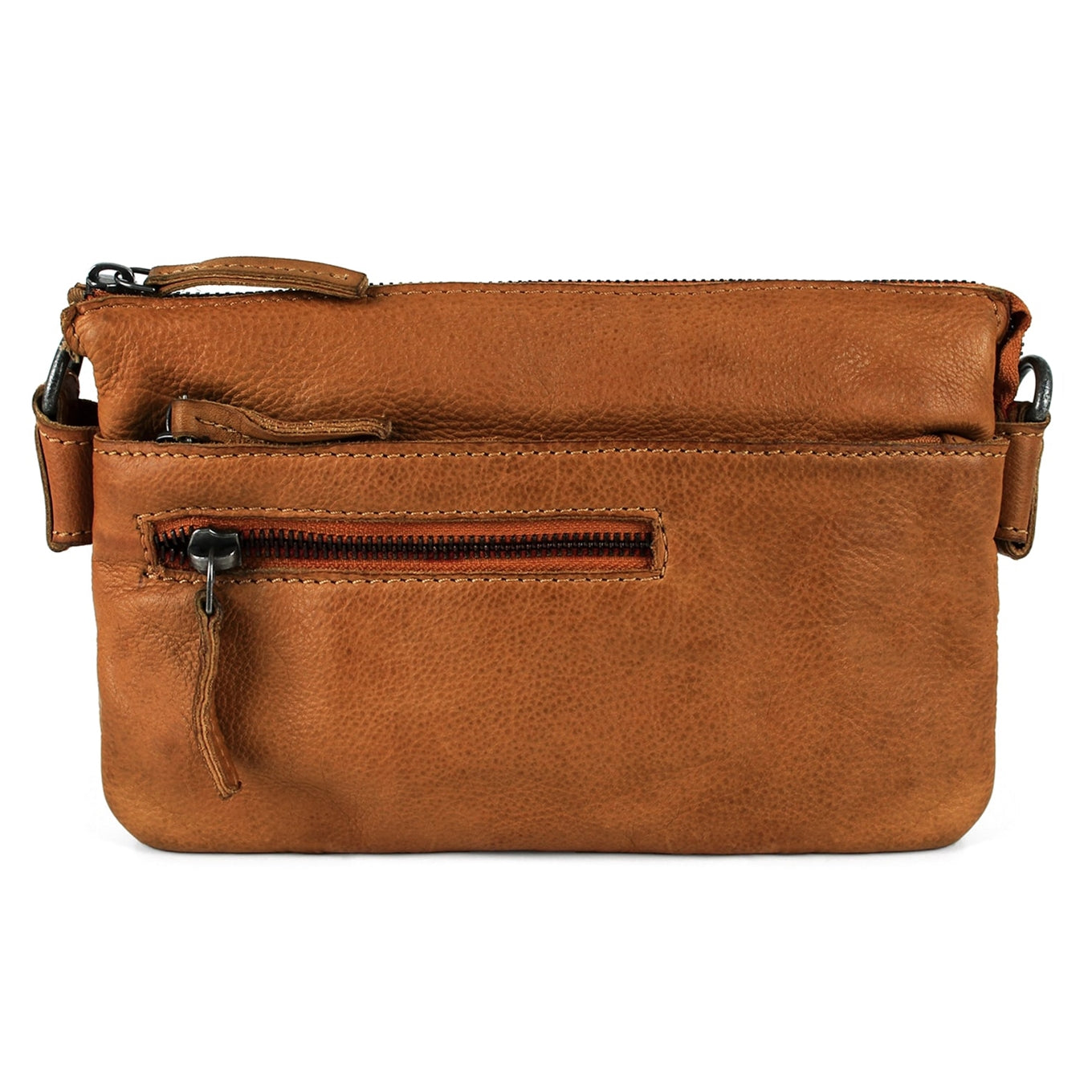 DSTRCT Harrington Road Cross Body Clutch Cognac Damentasche