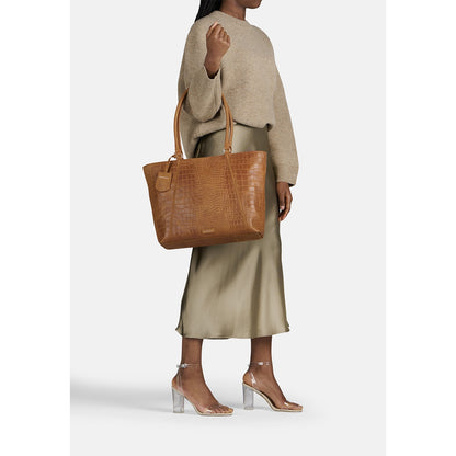 Burkely Cool Colbie Wide Tote 15.6" colbie cognac