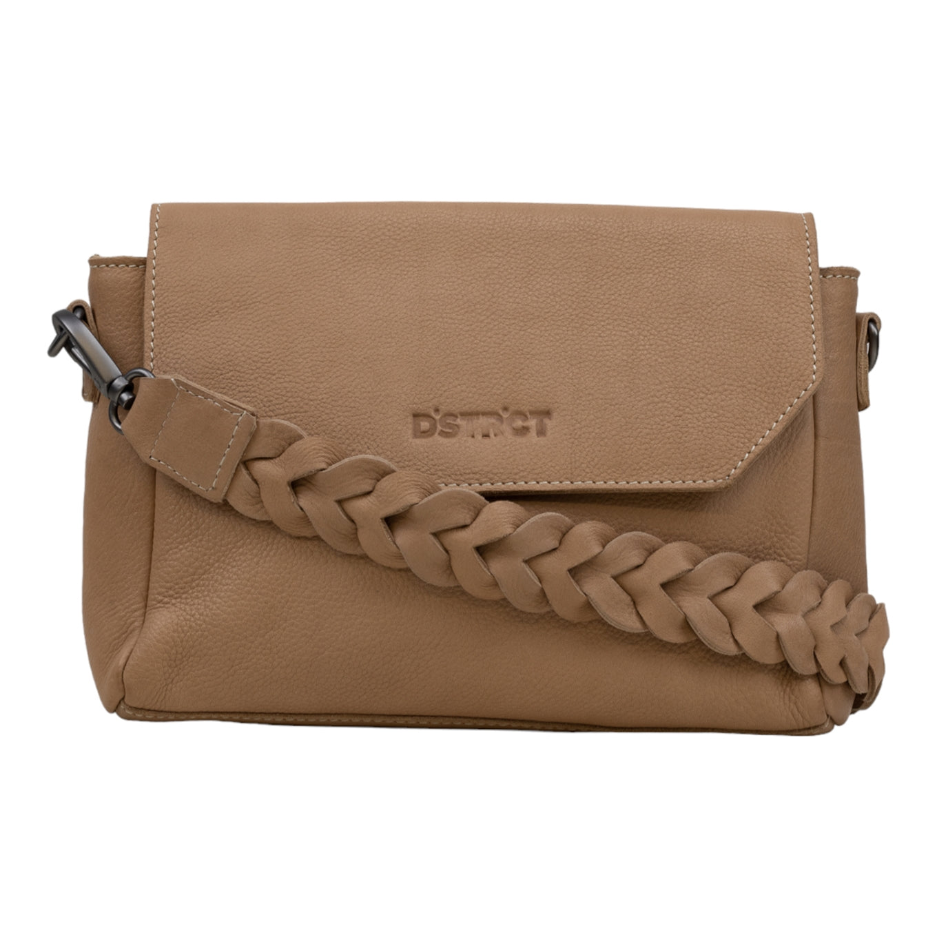 DSTRCT Preston Park Shoulder Bag Flap Bag L beige