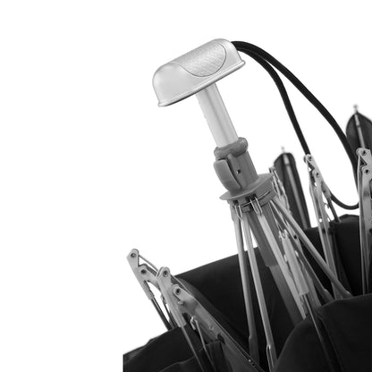 Samsonite Alu Drop 3 Sekt. Manuell. Flaches Schwarz