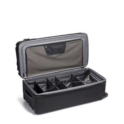 Tumi Alpha Tall 4 Wheel Duffel schwarz Weicher Koffer