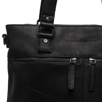 The Chesterfield Brand Rome Shopper schwarze Damentasche