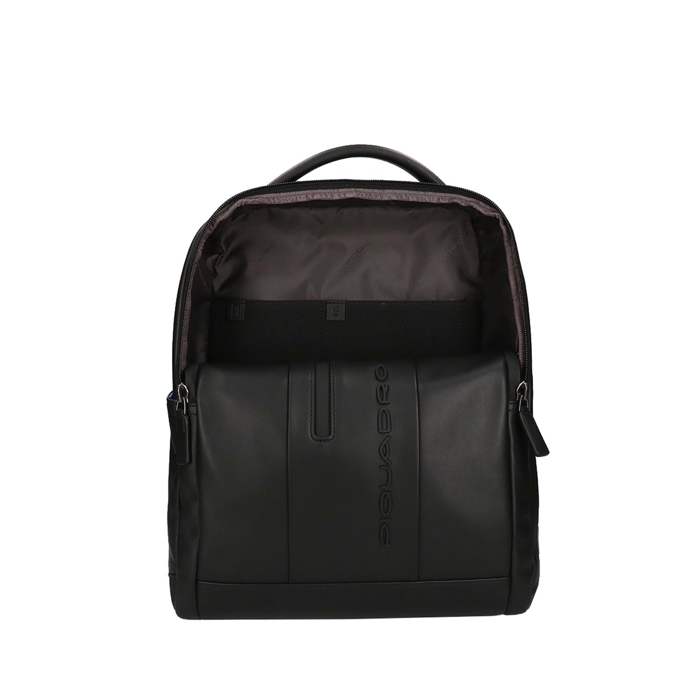 Piquadro Urban Leather Computer Backpack 14" black